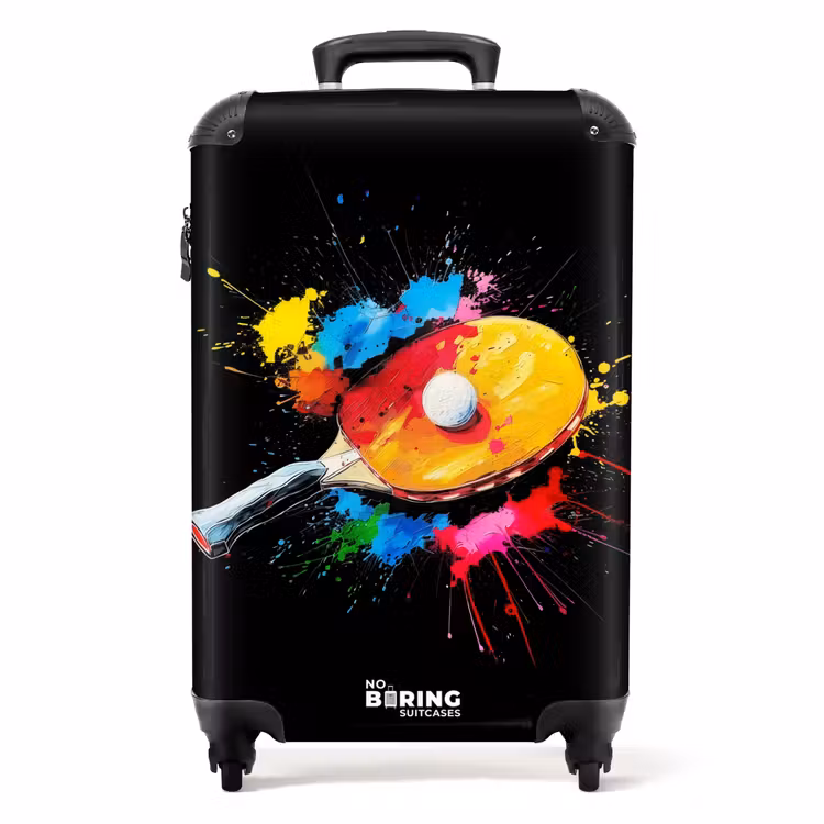 Suitcase - Table tennis with bright colors — 1