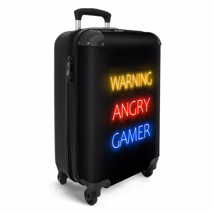 Suitcase - Warning Angry Gamer — 2