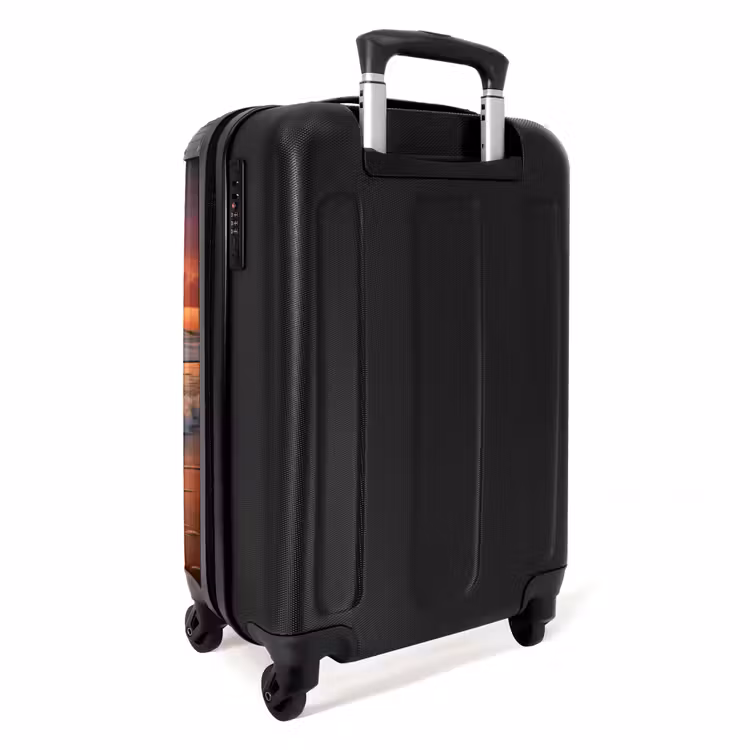 Suitcase - Wavy sea at sunset — 3