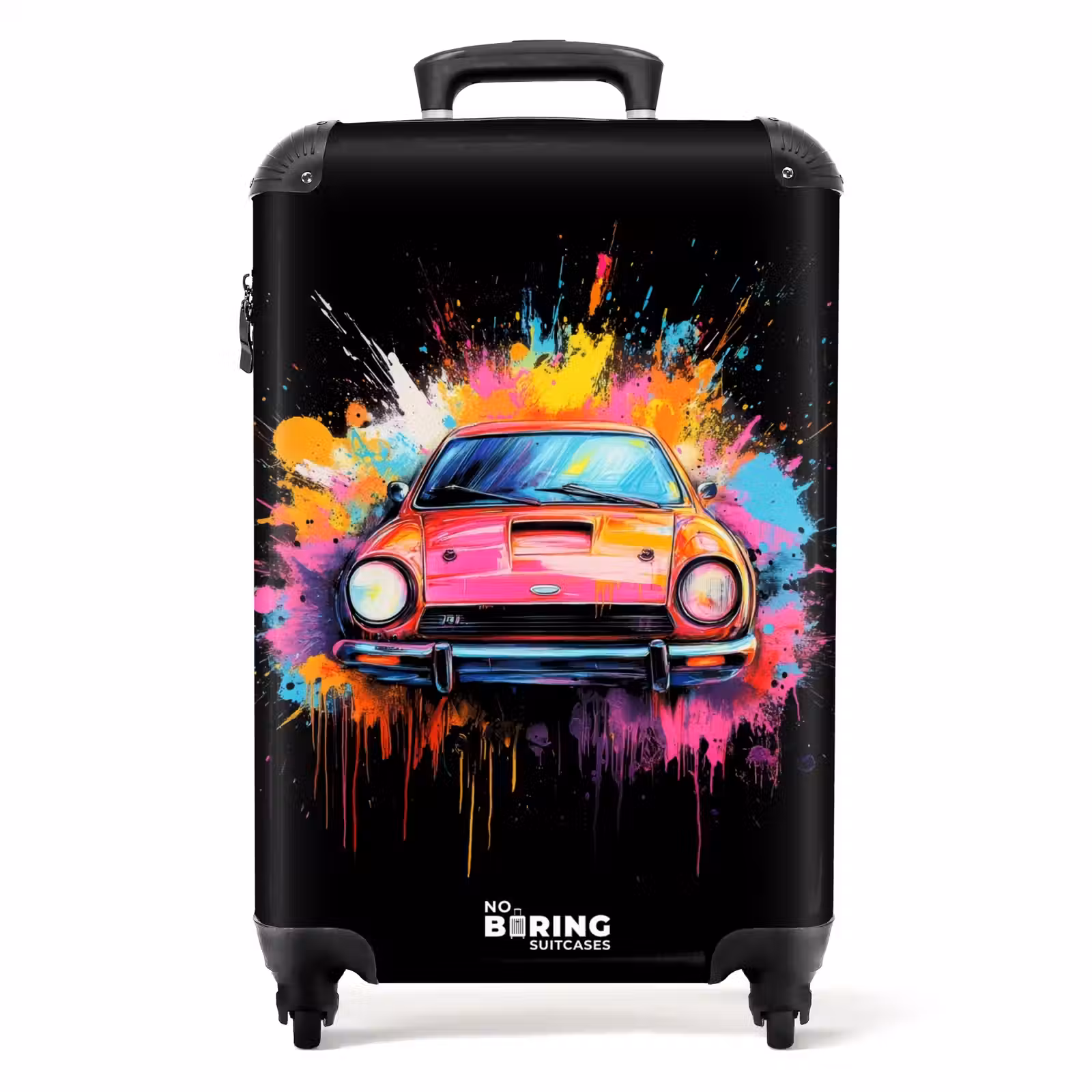 Suitcase - Pink car with colorful paint — 1