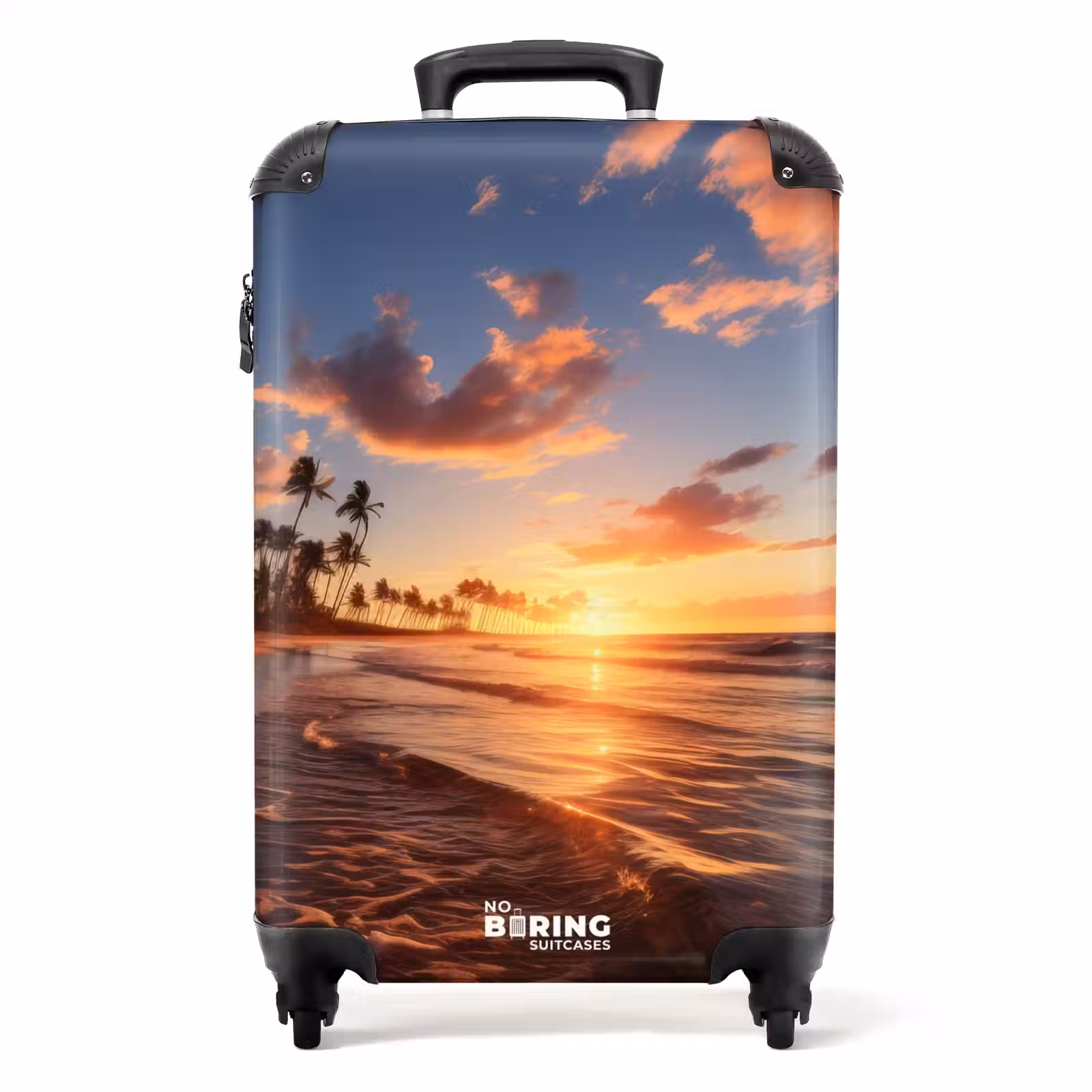 Suitcase - Sea at sunset — 1