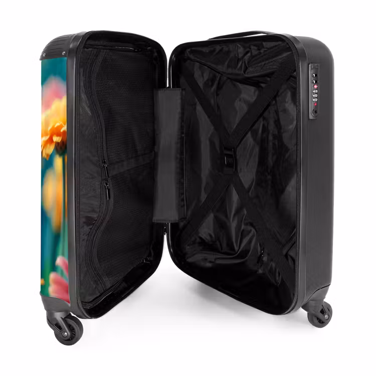 Suitcase - Colorful gerbera flowers — 4