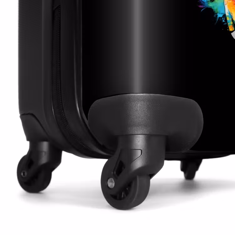 Suitcase - Dinosaur with colorful graffiti — 6