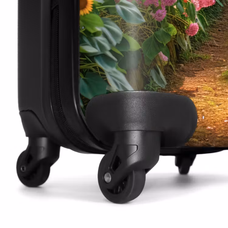 Suitcase - Garden path with flowers — 6