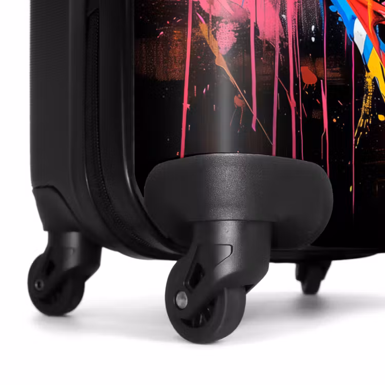 Suitcase - Graffiti tennis racket with ball — 6