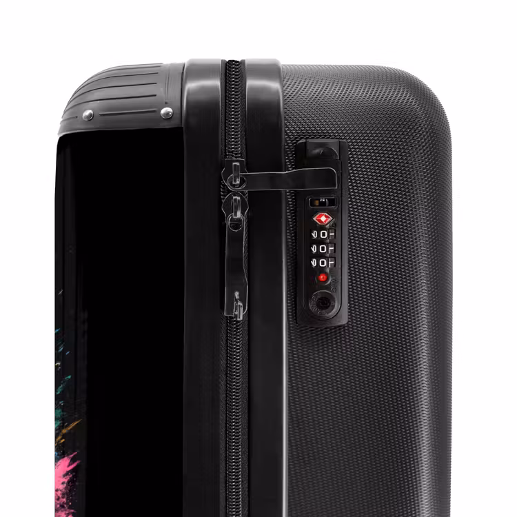 Suitcase - Monster truck with colorful graffiti — 5