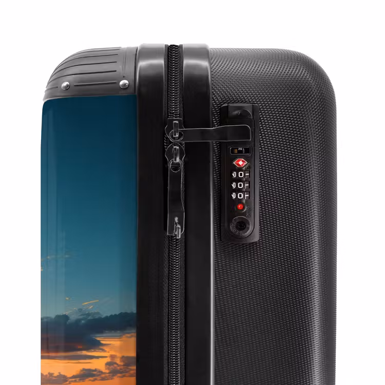 Suitcase - Palm tree at sunset — 6