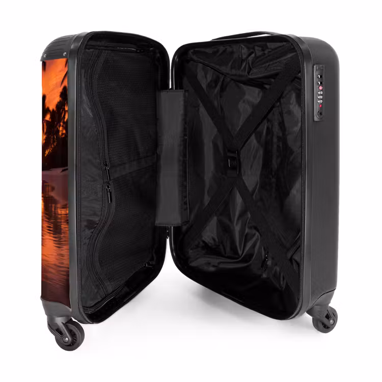 Suitcase - Palm trees at sunset — 5