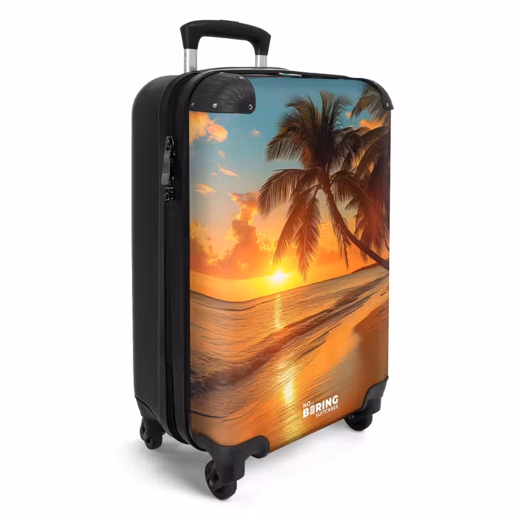 Suitcase - Palm trees on a beach — 2