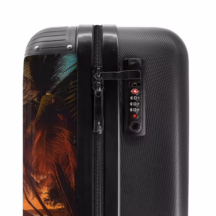 Suitcase - Palm trees on a beach — 6