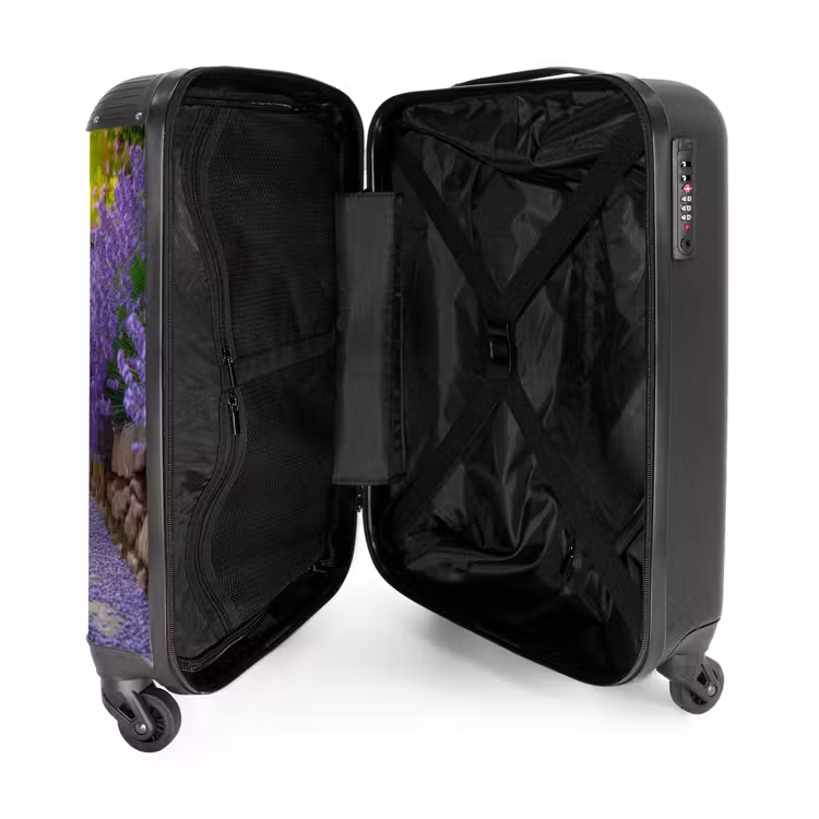 Suitcase - Path with purple lavender bushes — 4