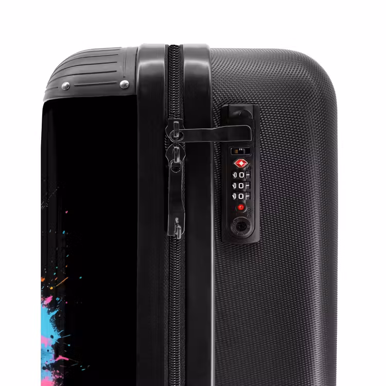 Suitcase - Pink car with colorful paint — 5