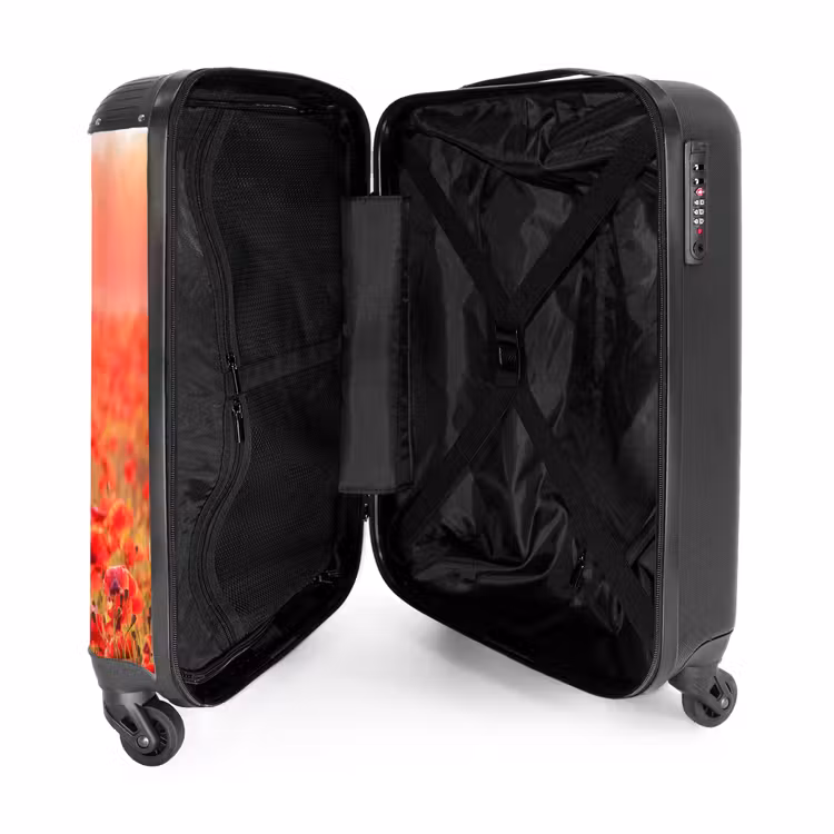 Suitcase - Poppies at sunset — 4