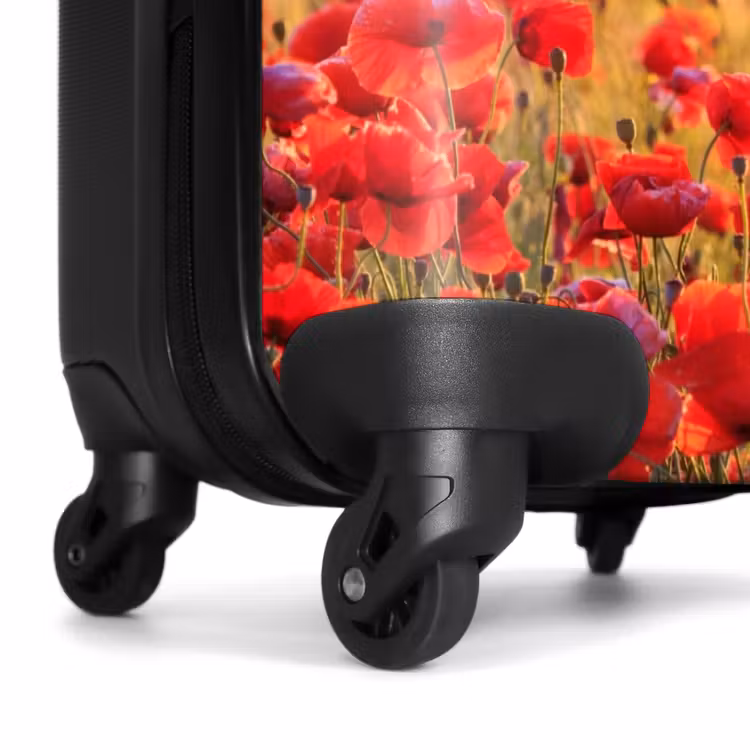 Suitcase - Poppies at sunset — 6