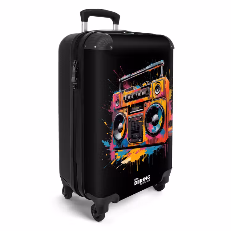 Suitcase - Radio with colorful paint — 2