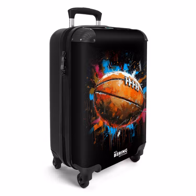 Suitcase - Rugby ball surrounded by graffiti — 2