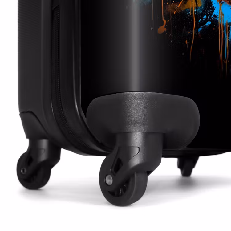Suitcase - Rugby ball surrounded by graffiti — 6