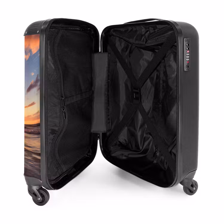Suitcase - Sea at sunset — 5