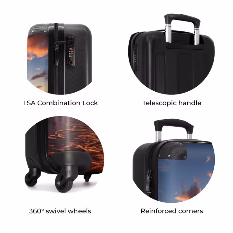 Suitcase - Sea at sunset — 8