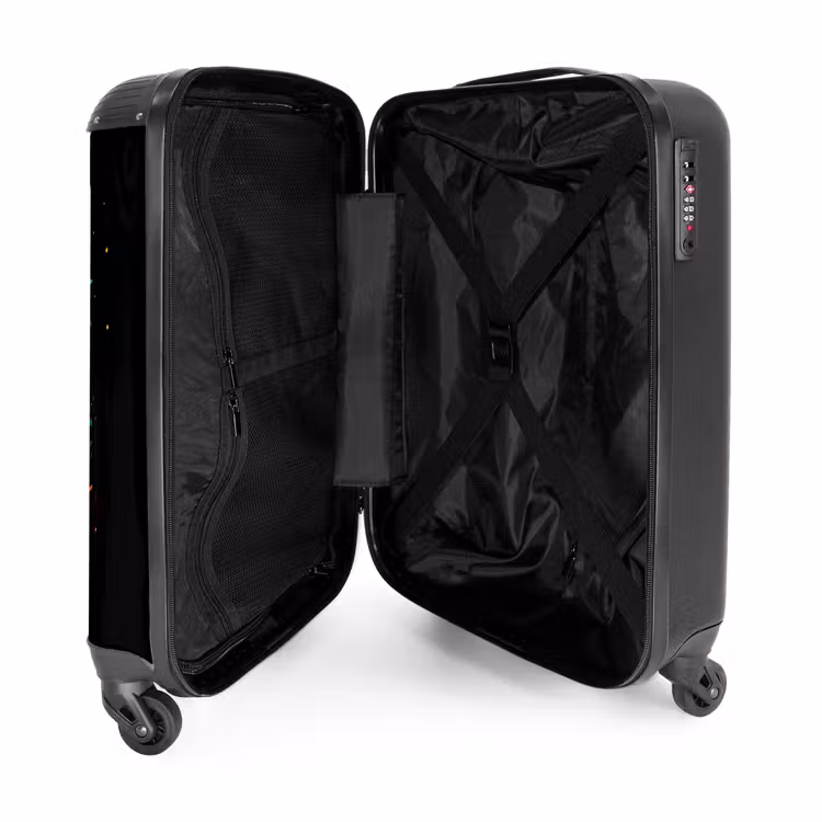 Suitcase - Summer cat with colorful swimming band — 4