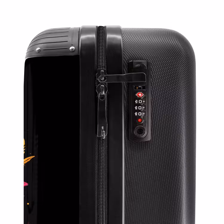 Suitcase - Toucan with tropical leaves — 5
