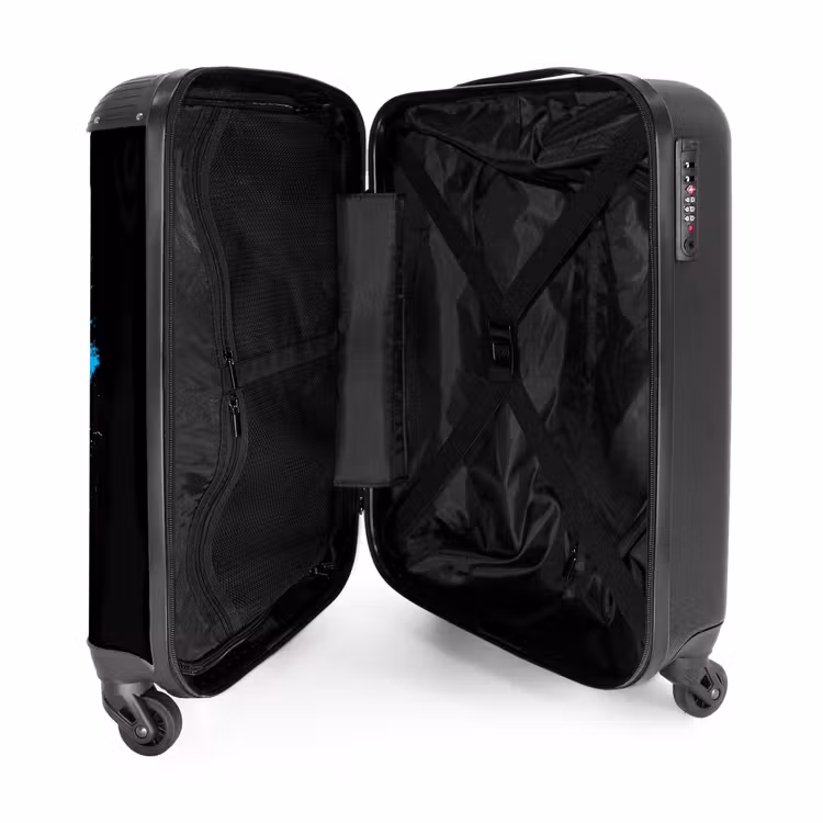 Suitcase - Turtle with colorful graffiti — 4
