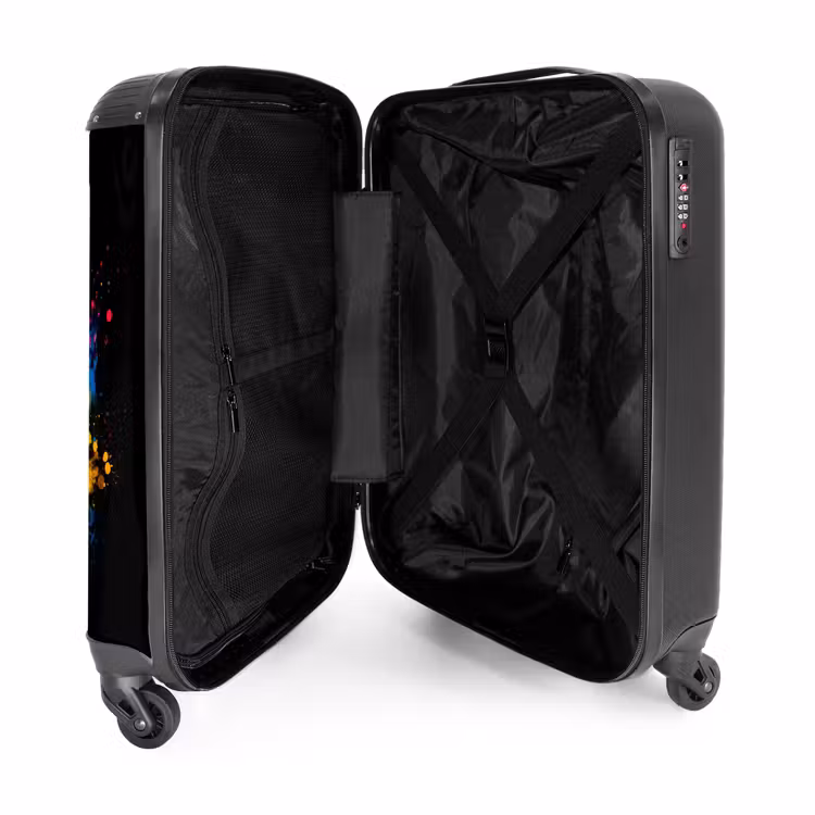 Suitcase - Unicorn with colorful graffiti — 4