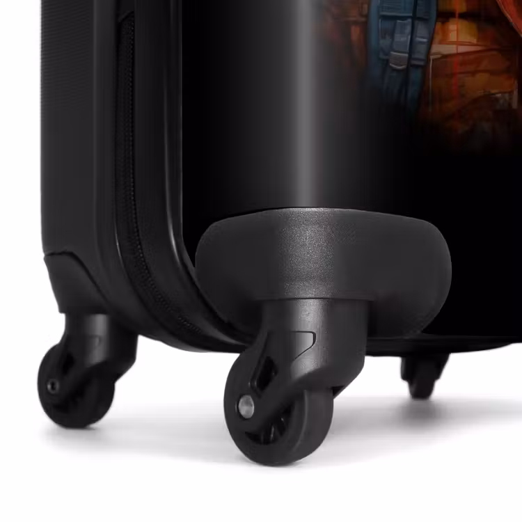 Suitcase - Chimpanzee with Headphones and Graffiti Spray — 6