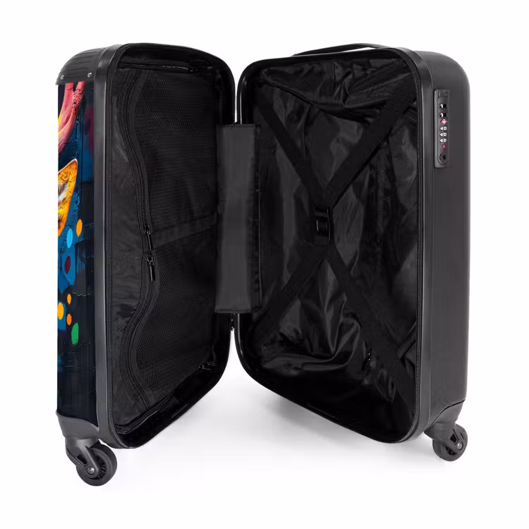 Suitcase - Deer with antlers in graffiti style — 4