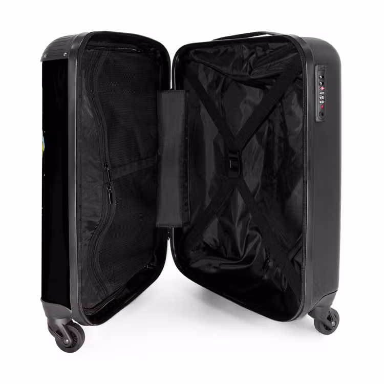 Suitcase - Elephant Decorated with Colorful Splashes — 4