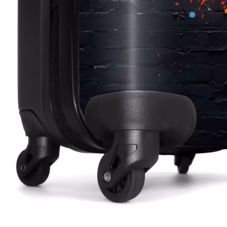 Suitcase - Graffiti butterfly with bright colors — 6