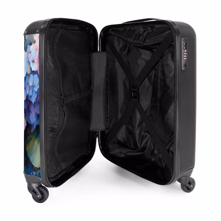 Suitcase - Hydrangea flowers in graffiti style — 4