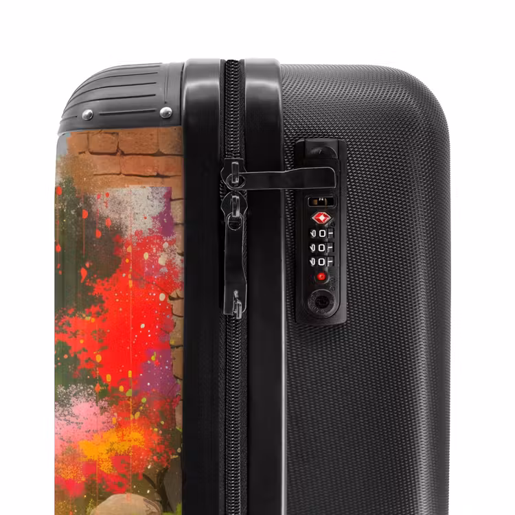 Suitcase - Japanese garden in graffiti style — 5