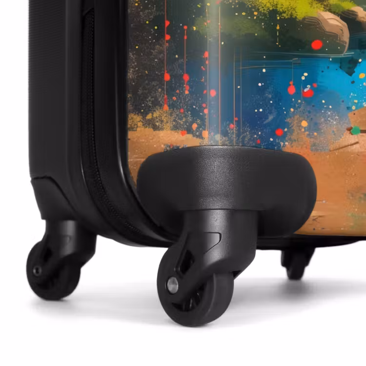 Suitcase - Japanese garden in graffiti style — 6