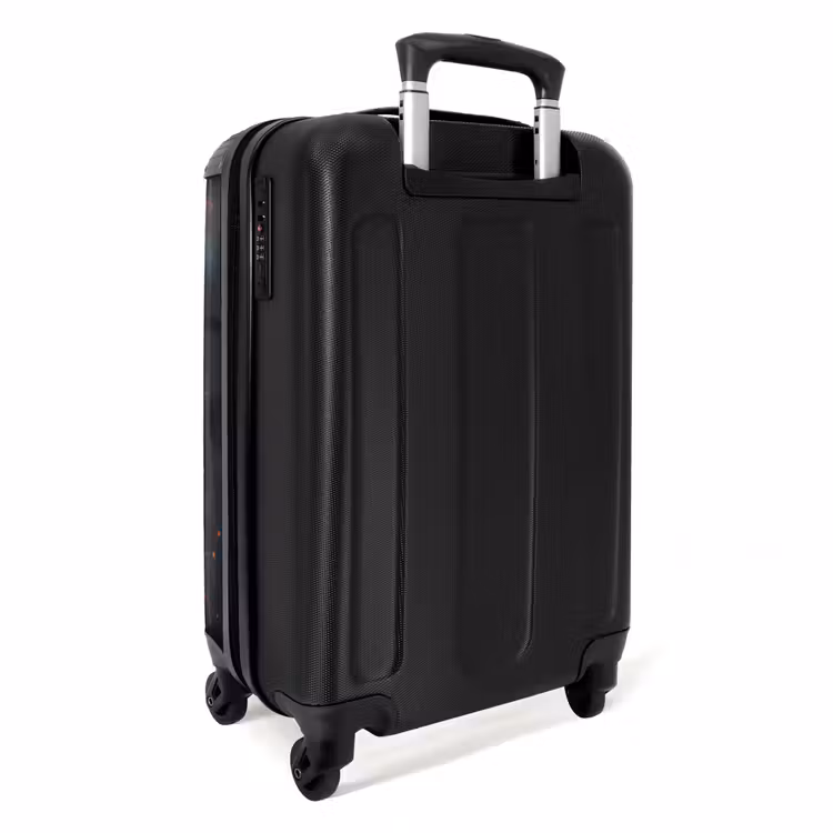 Suitcase - Panda with colorful coat and paint splatter — 3
