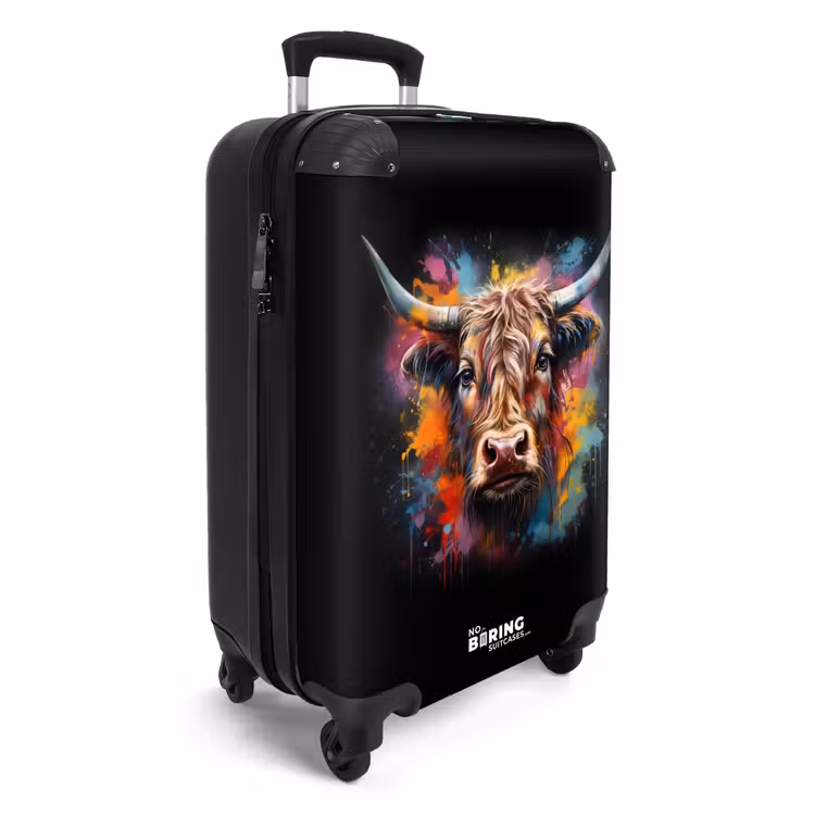 Suitcase - Scottish Highlander as Graffiti Art — 2