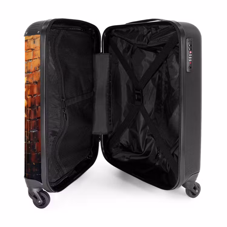 Suitcase - Sunflower in graffiti style — 4
