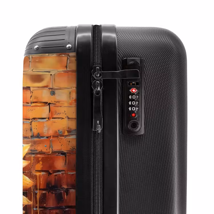 Suitcase - Sunflower in graffiti style — 5