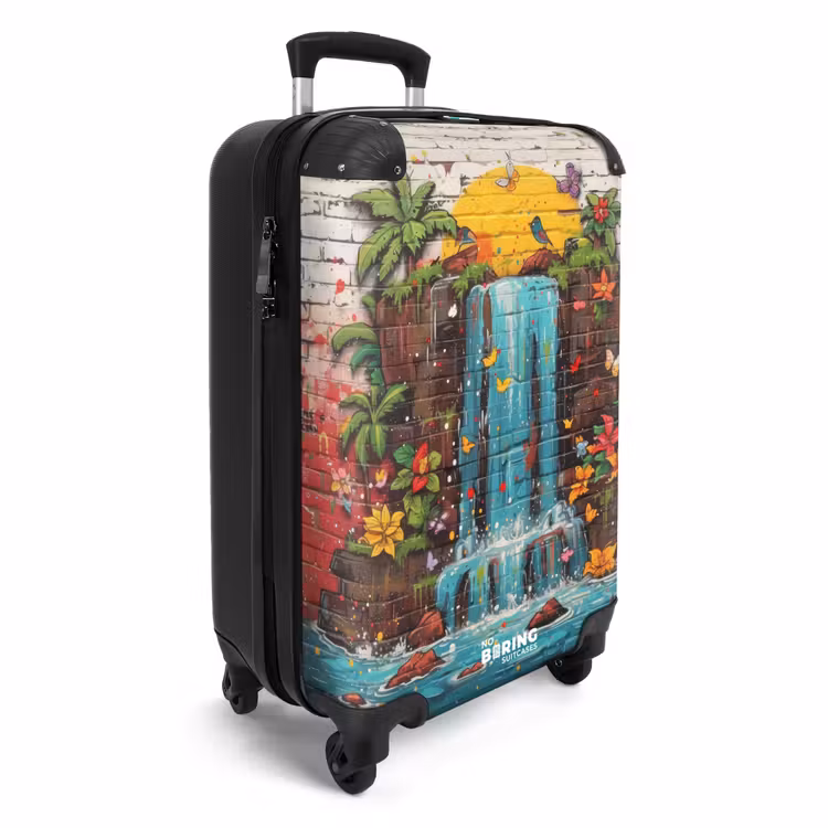 Suitcase - Waterfall in graffiti style — 2