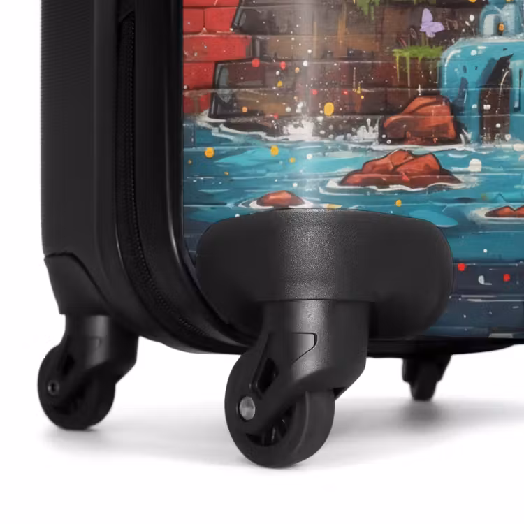 Suitcase - Waterfall in graffiti style — 6