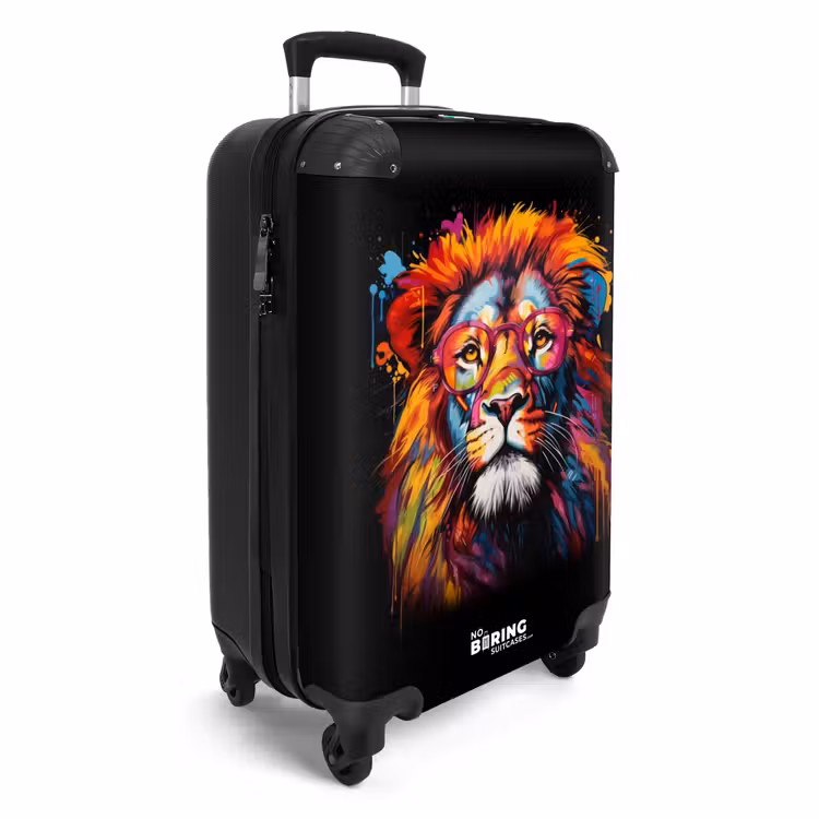 Suitcase - Colorful Lion in Graffiti Style — 2