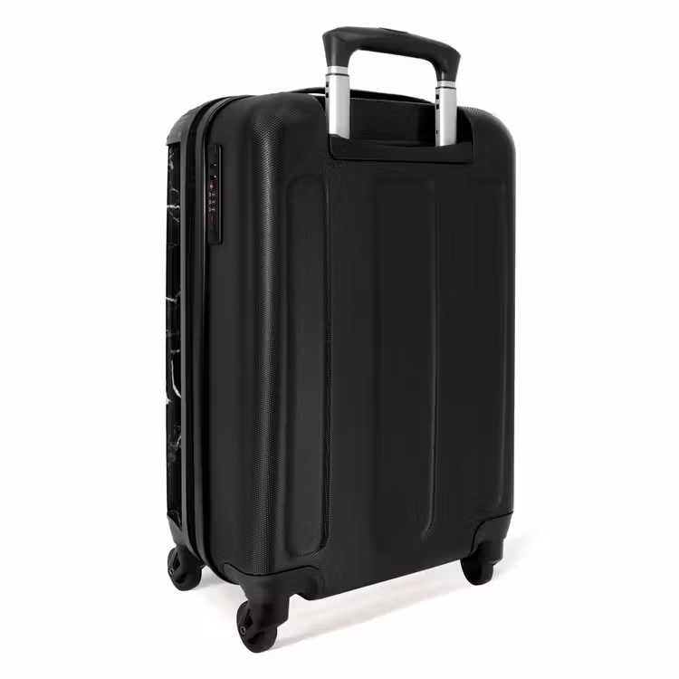 Suitcase - Marble look - Black - Letter C — 3