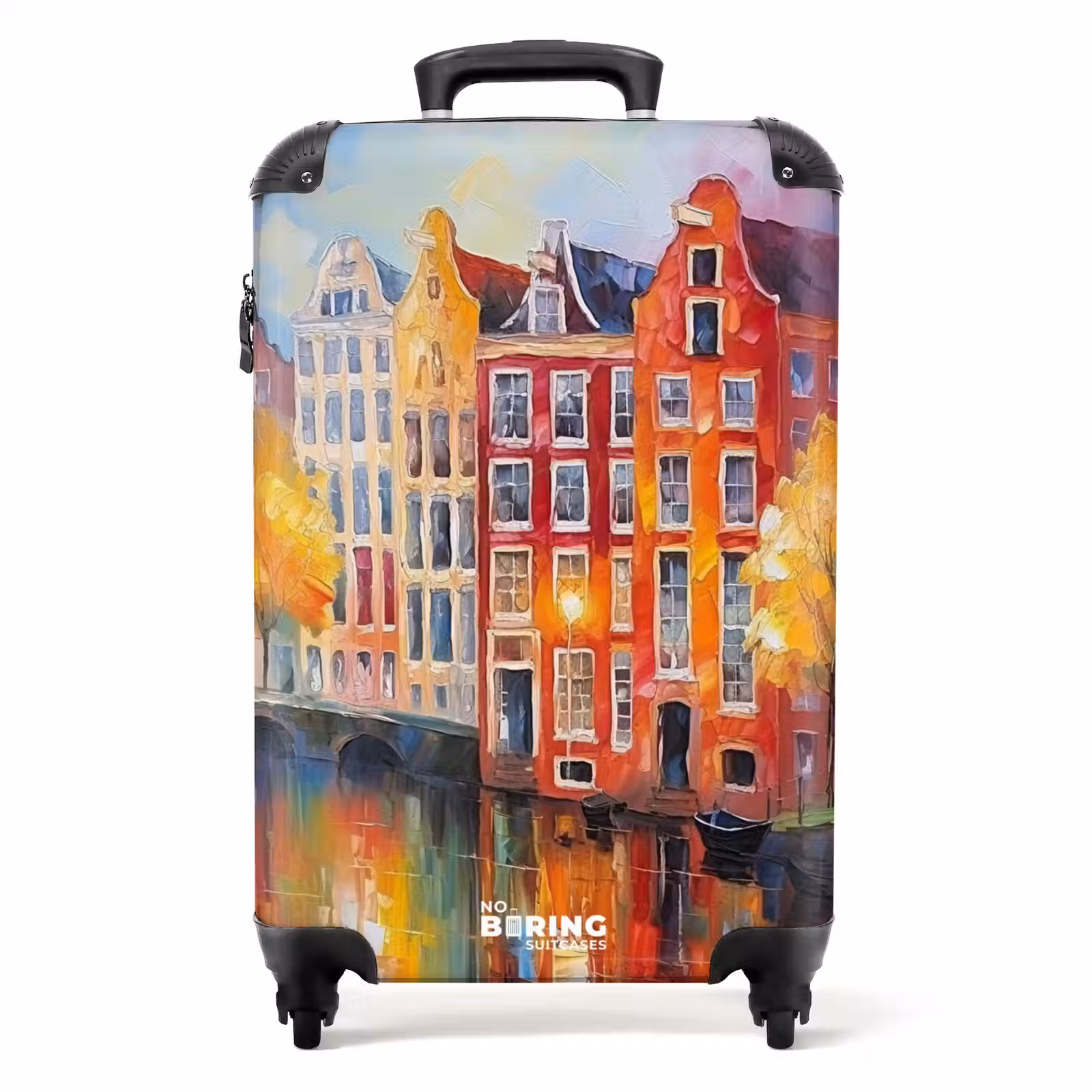 Suitcase - Canal houses - Art - Painting - Amsterdam — 1