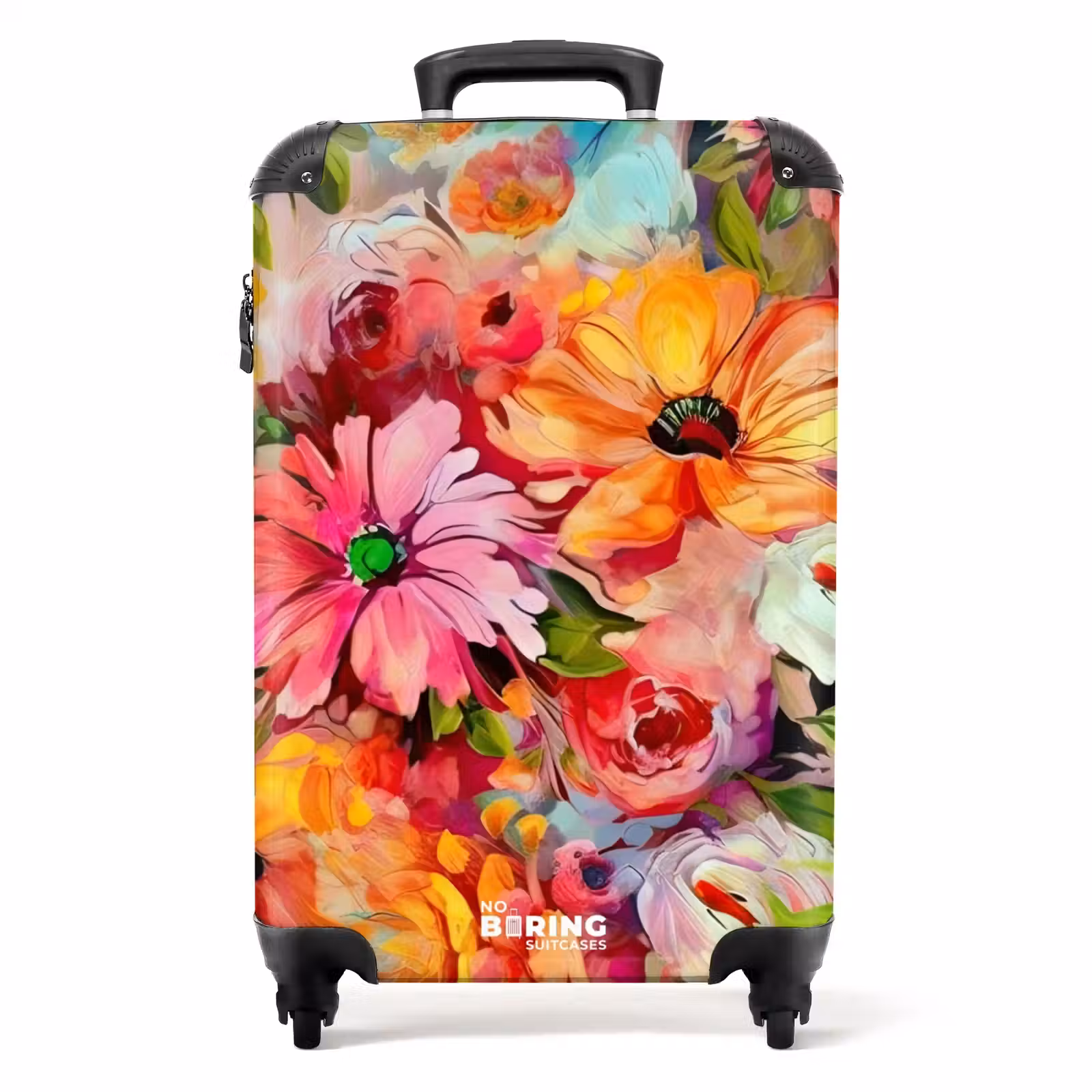 Suitcase - Flowers - Colorful - Art - Oil Painting — 1