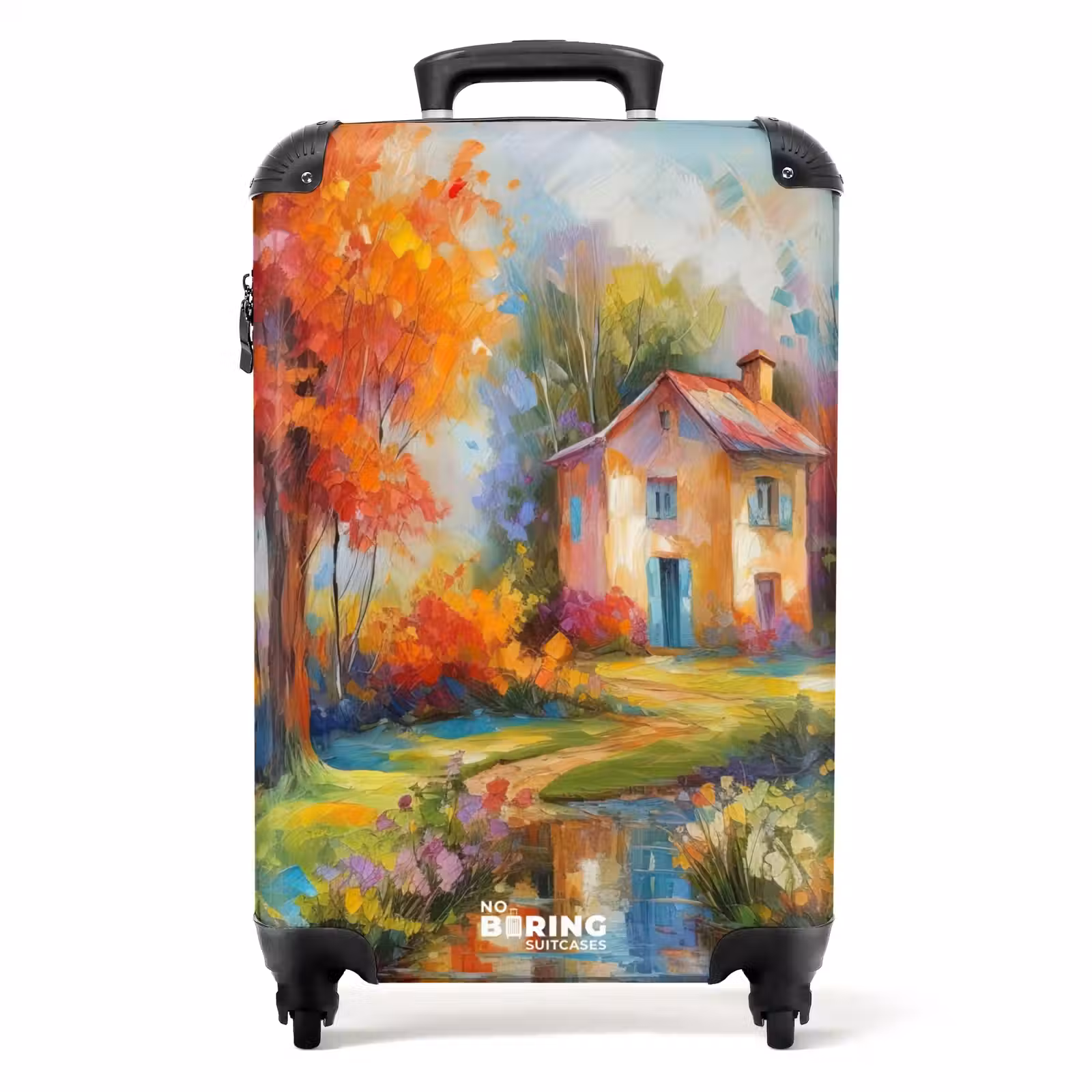 Suitcase - Landscape - Colorful - Oil painting - Art — 1