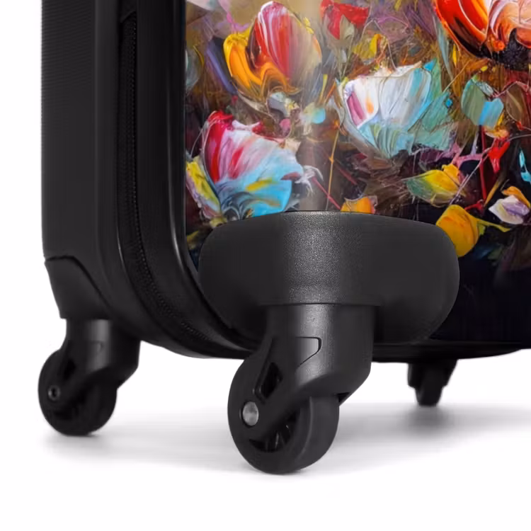 Suitcase - Flowers - Art - Nature - Oil painting — 6