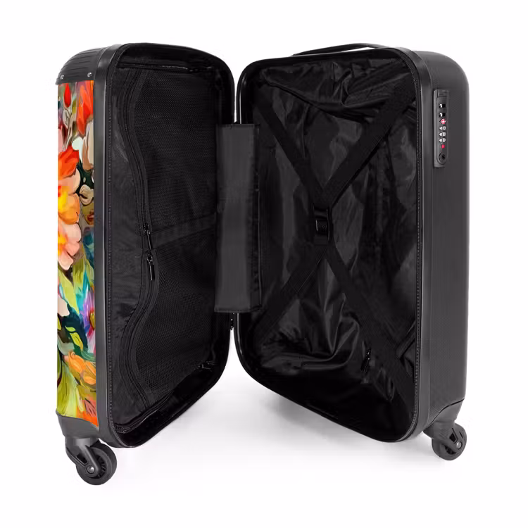 Suitcase - Flowers - Art - Painting - Botanical — 4