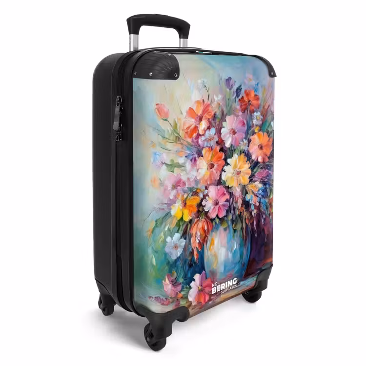Suitcase - Flowers - Art - Painting - Spring - Bouquet — 2