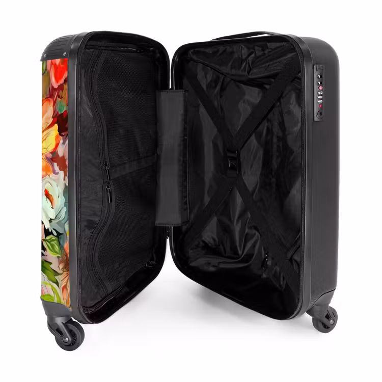 Suitcase - Flowers - Colorful - Art - Oil Painting — 4