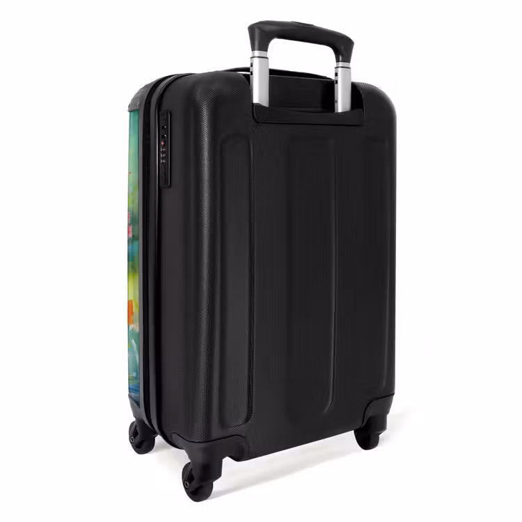 Suitcase - Flowers - Colorful - Flower pot - Oil painting — 3